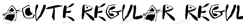 Acute_regular Regula字体转换